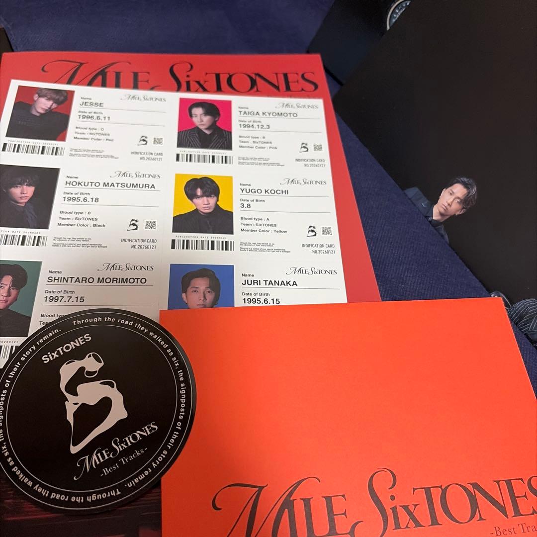 SixTONES MILESixTONES 田中樹　松村北斗　スト　特典付き