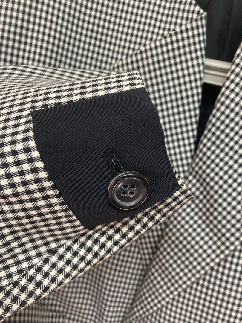 コムデギャルソンオムプリュス格子柄 ショートジャケット