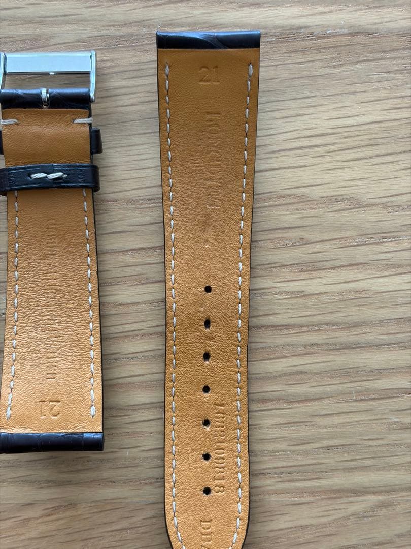 【純正】ロンジン マスターコレクション用 レザーベルトのみ｜40mm｜未使用級