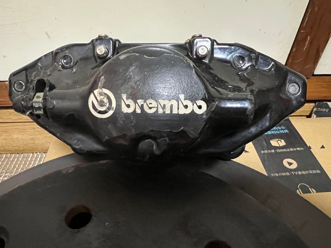 BCNR33brembo リアブレーキキャリパーとディスクセット
