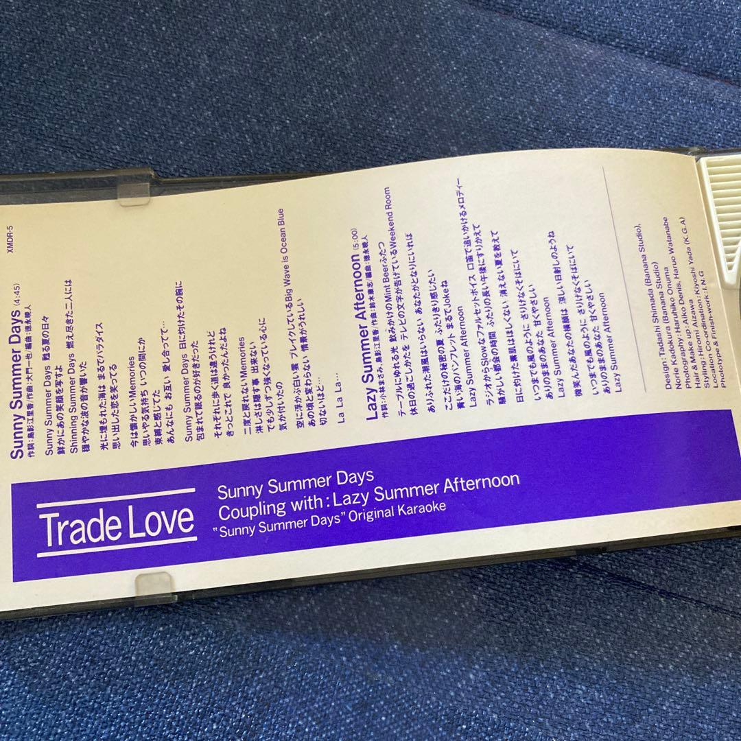 Trade Love .Sunny Summer 8センチ8cmシングル邦楽cd