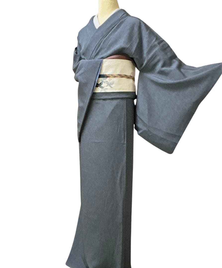 A99愛華 着物 落款入り作家物　細合俊男　江戸小紋袷着物　身丈166cm