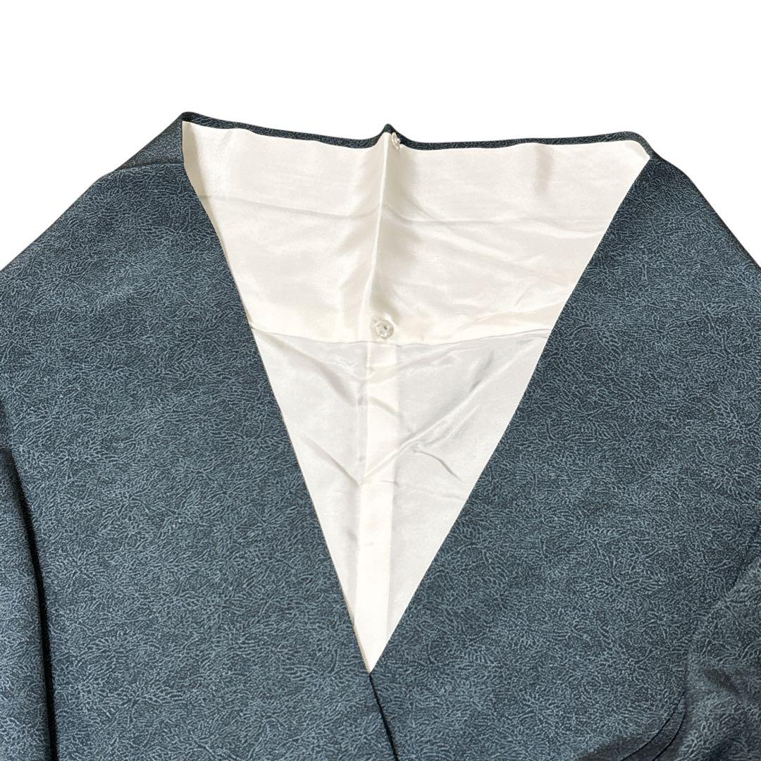 A99愛華 着物 落款入り作家物　細合俊男　江戸小紋袷着物　身丈166cm