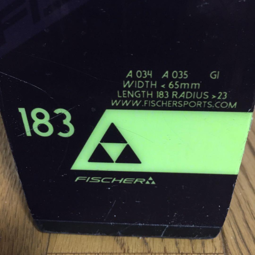 フィッシャー FISCHER 183cm R23 ブーツ285mmで使用