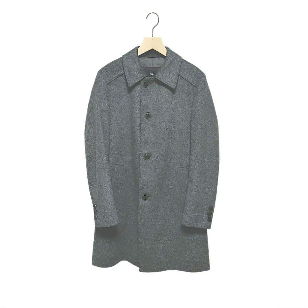 HUGO BOSS ヒューゴボス カシミヤ・ウール混ステンカラーコート