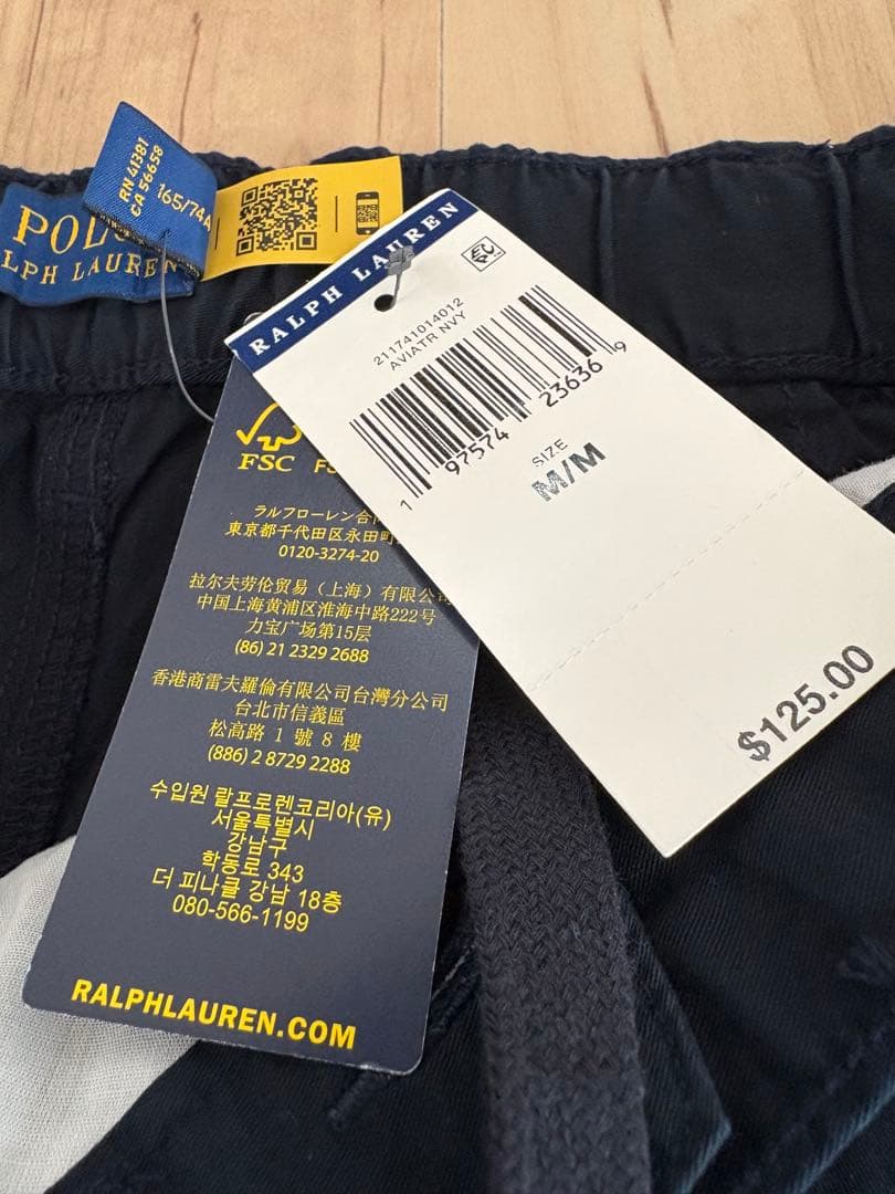 ラルフローレン　ネイビー　カーゴパンツ　ワークパンツ　新品