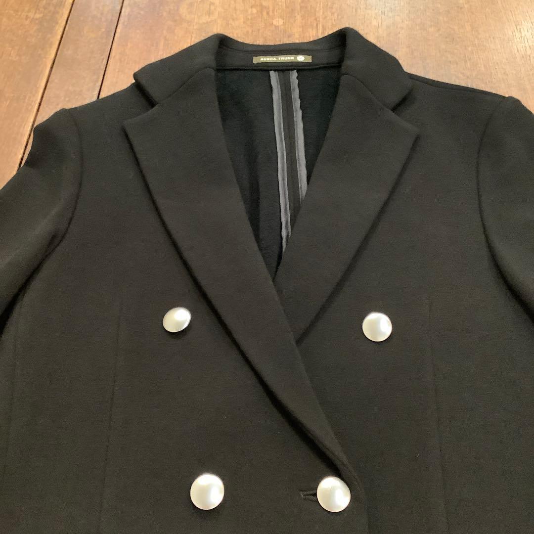 ✨美品✨AUXCA.TRUNK ソフトリュクスカシミヤダブルジャケット　ブラック