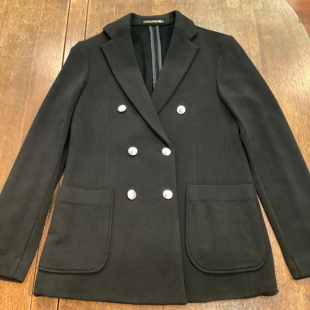 ✨美品✨AUXCA.TRUNK ソフトリュクスカシミヤダブルジャケット　ブラック