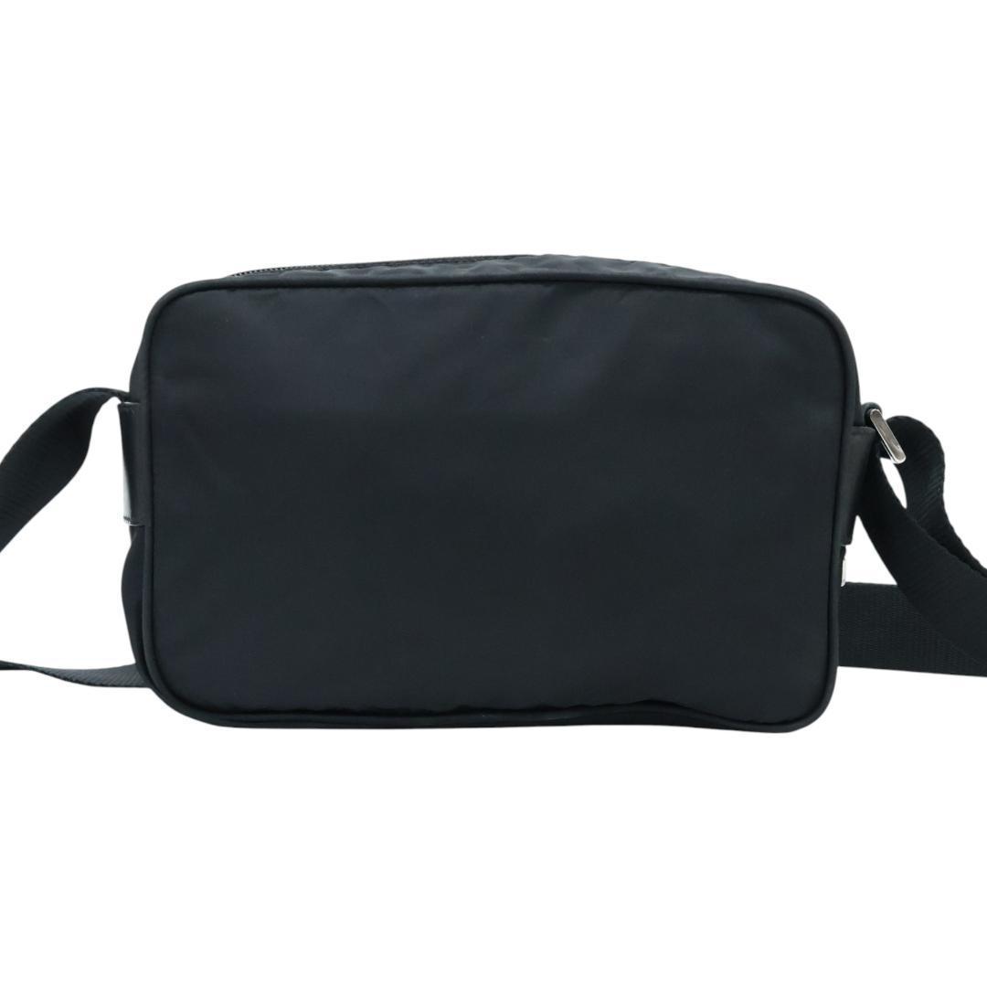 美品 PRADA プラダ ショルダーバッグ カメラバッグ 三角ロゴ ナイロン 黒