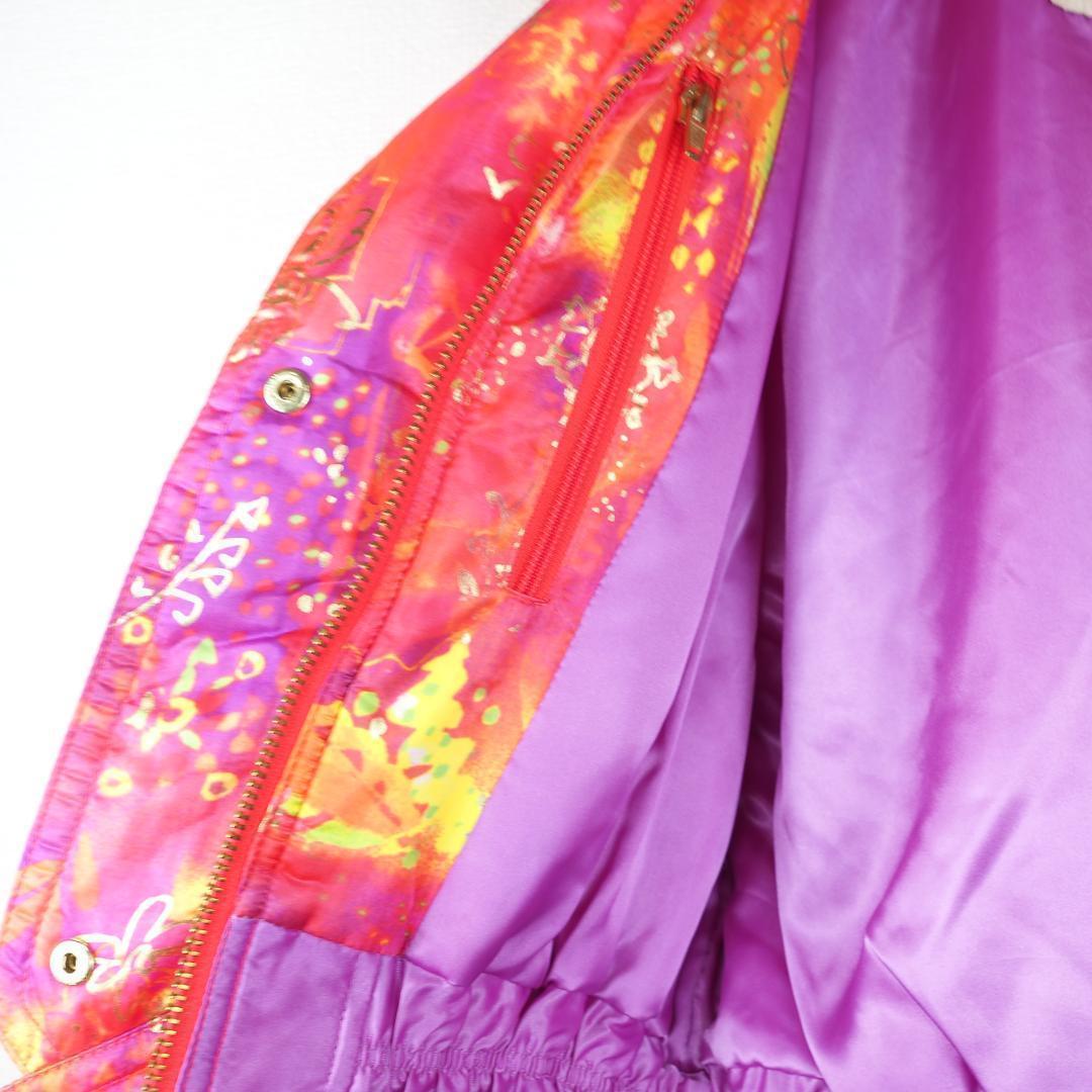 G5388*ellesse エレッセ☆総柄☆中綿☆ジャケット☆スノボウェア☆S