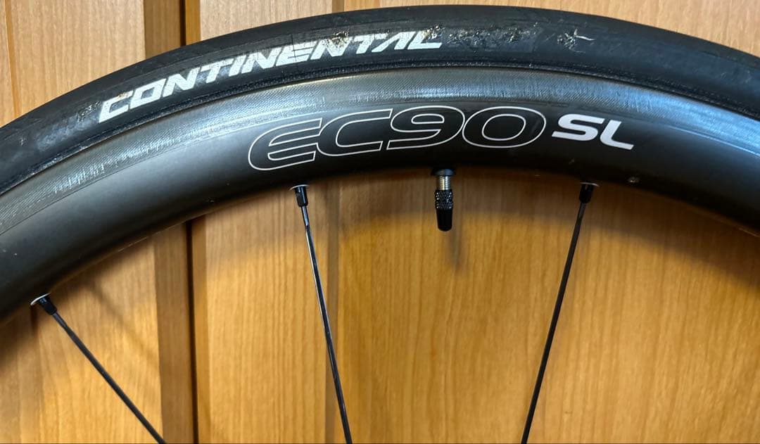 イーストEC90カーボン38mmホイールセット　クリンチャー　1475g