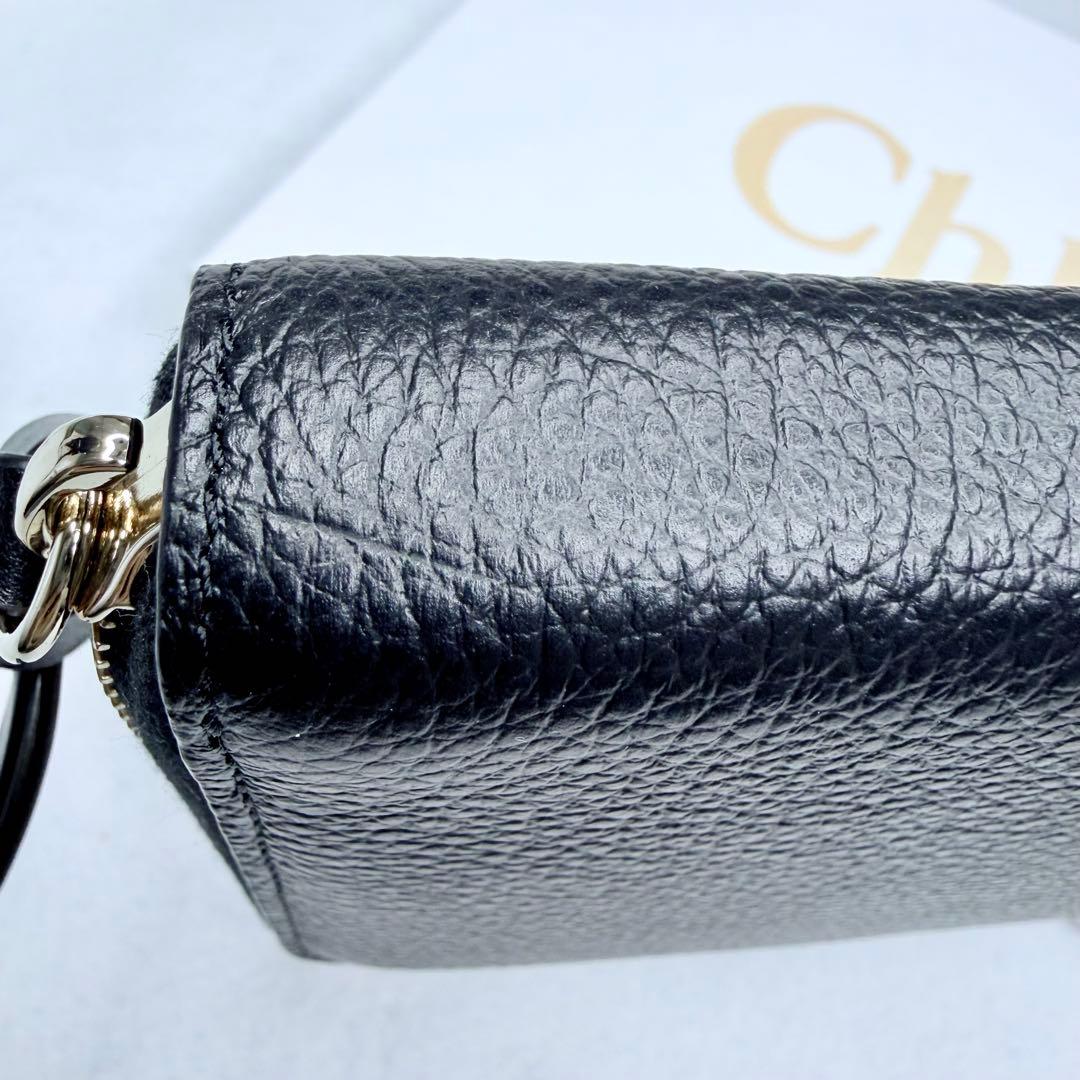 【新品】Chloe クロエ 長財布 アルファベット　ブラック