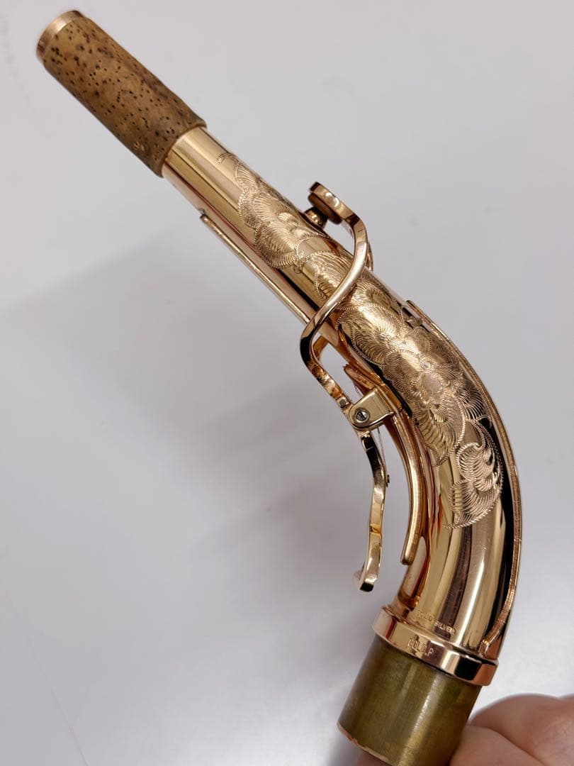 専用　ヤナギサワ アルトサックス用 95PGPネック 総銀・ピンクゴールドメッキ