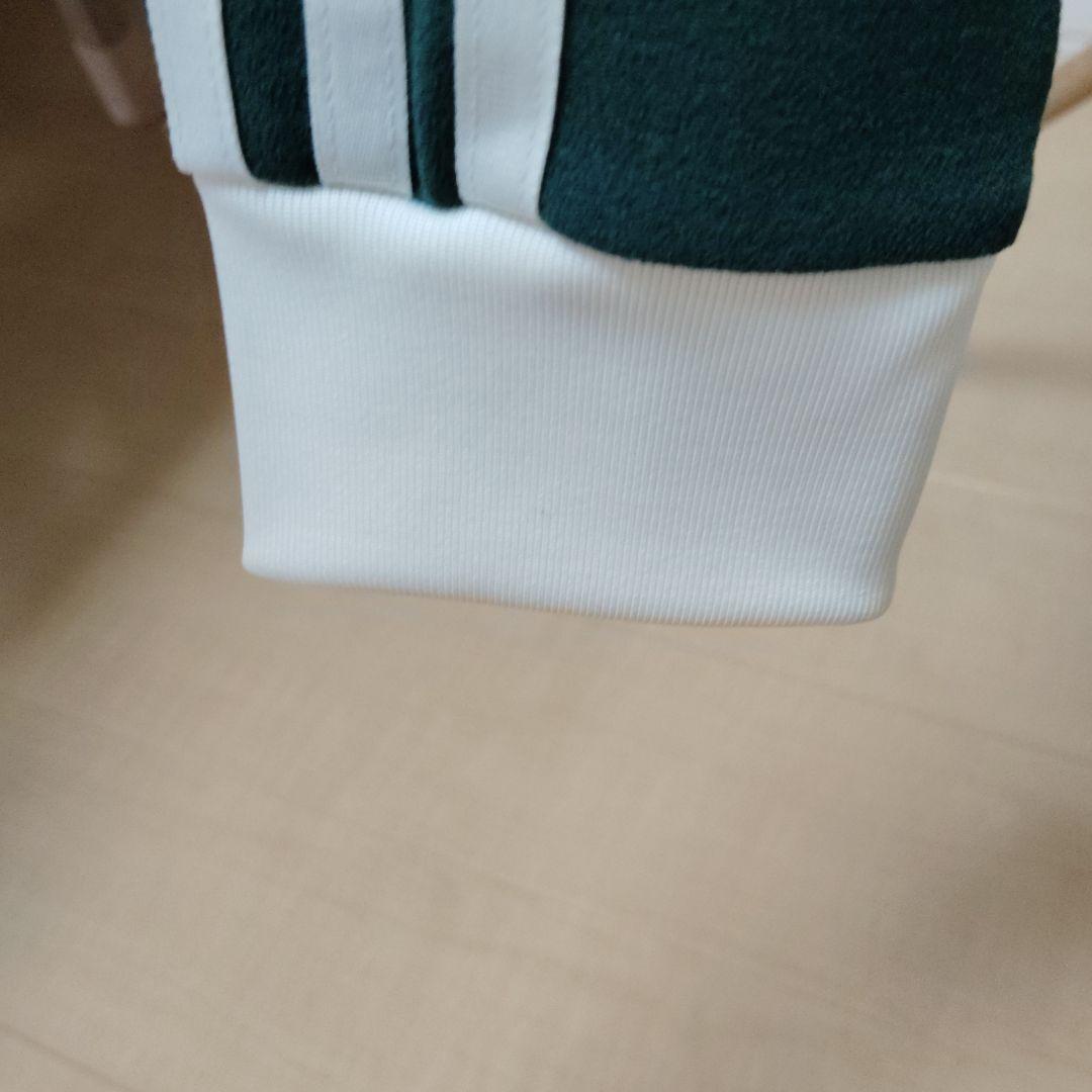 adidasトラックジャケット深緑/白XS 新品未使用品