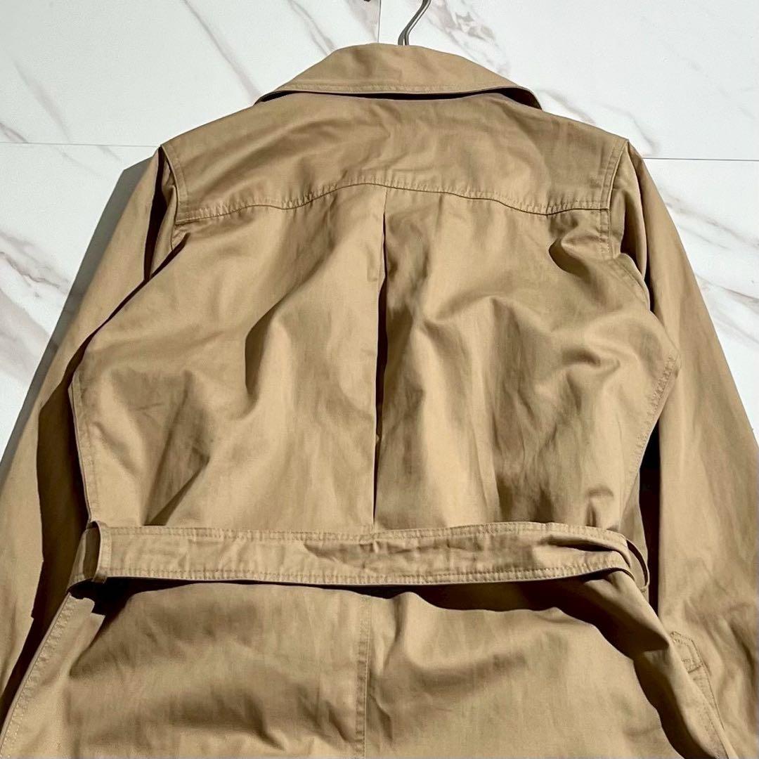 CELINE セリーヌ　トレンチコート　ベルト　金ボタン　ダブル