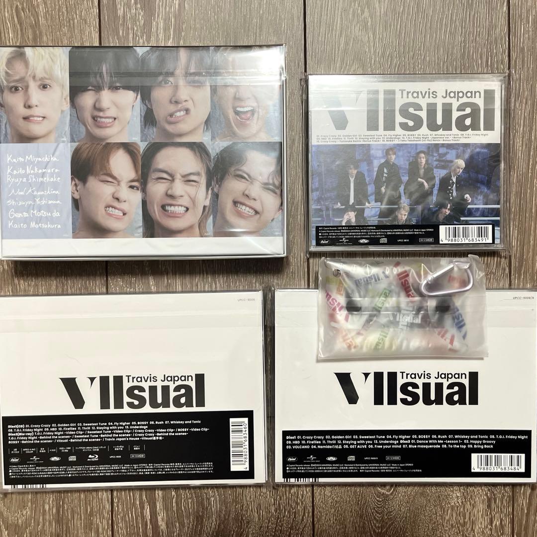 TravisJapan 2ndアルバム VIIsual CD FC限定盤 ポーチ