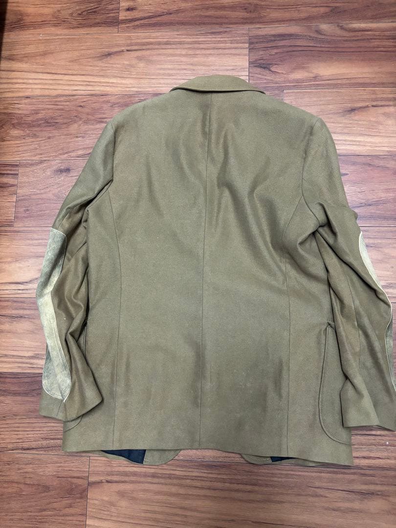 FRANKLEDER テーラードジャケット 肘パッチ付き