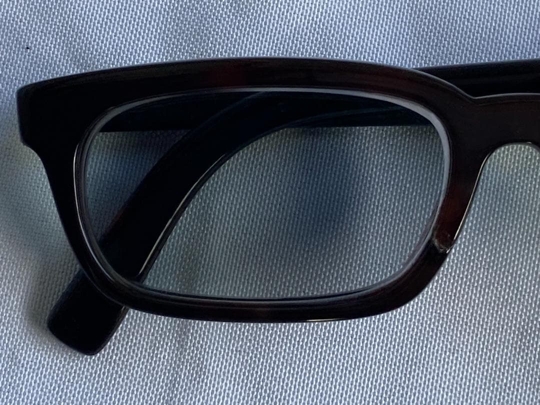 【まさ】天然本鼈甲 黒甲 真黒（しんくろ?） 眼鏡フレーム