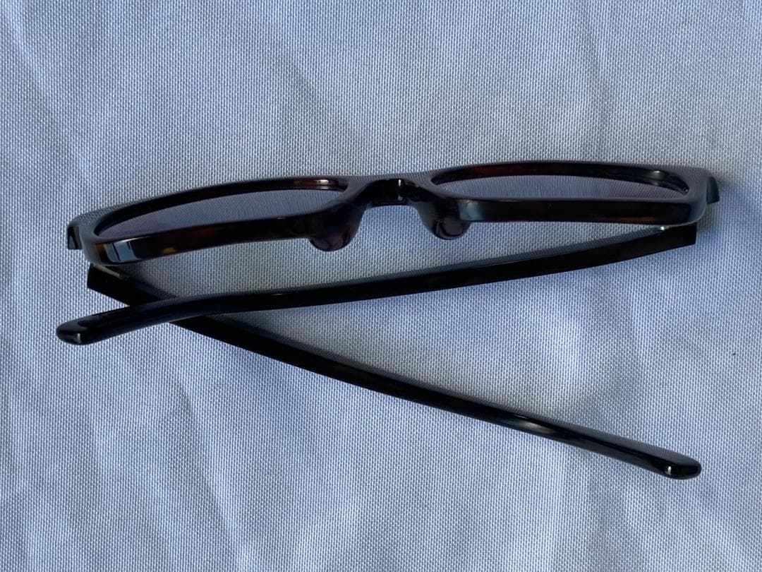 【まさ】天然本鼈甲 黒甲 真黒（しんくろ?） 眼鏡フレーム