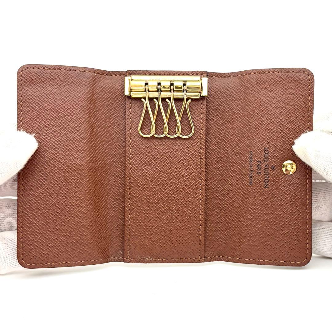 【極上美品】ルイヴィトン モノグラム ミュルティクレ4 キーケース