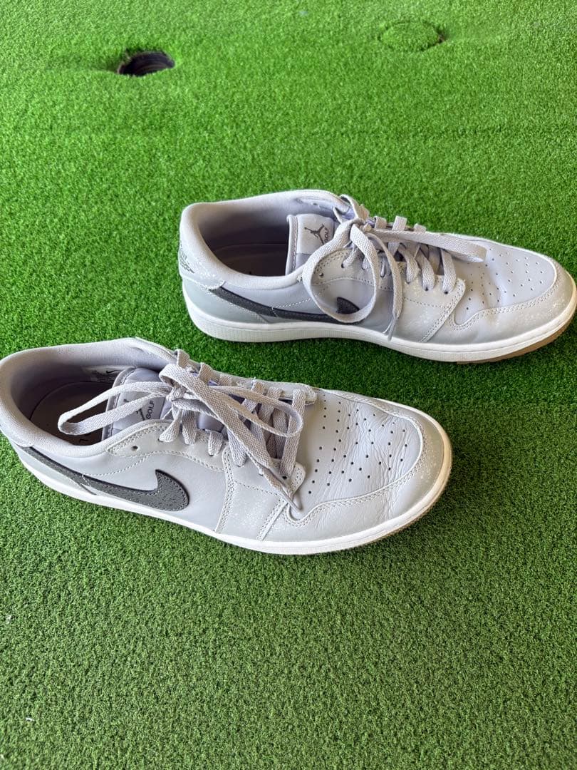 NIKE エアジョーダン１LOW G □ “Wolf Grey Gum”