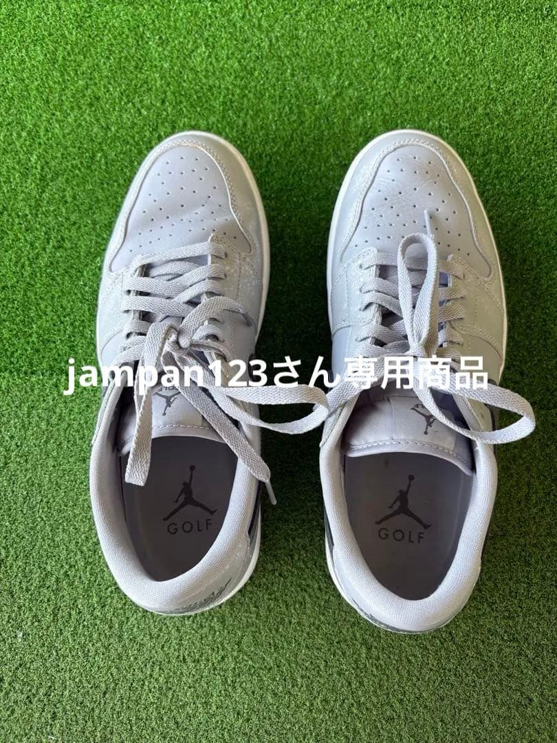 NIKE エアジョーダン１LOW G □ “Wolf Grey Gum”