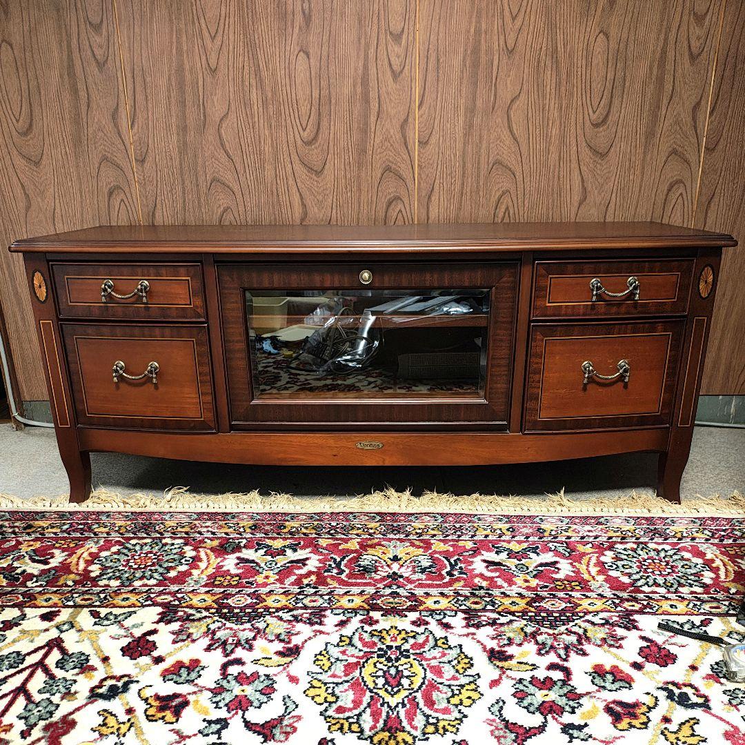 テレビボード「ベネチア」幅120cm マホガニー材