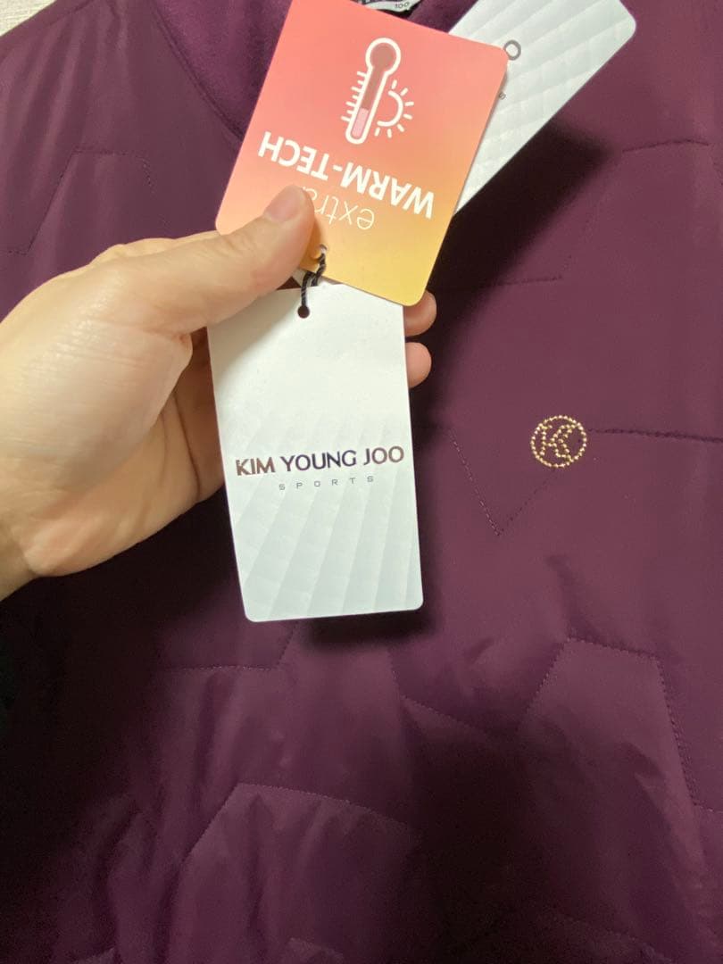 韓国有名スポーツウェアブランドKIM YOUNG JOO ハーフジップジャケット