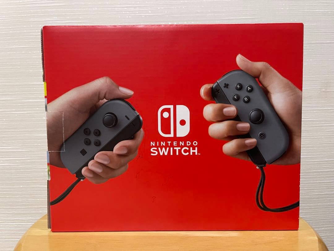 Nintendo Switch 本体 グレー新型（専用ケース付き）