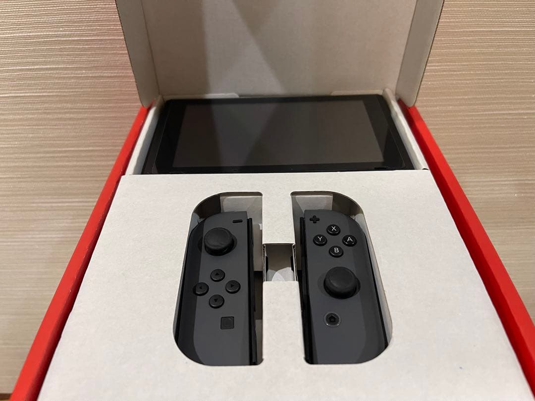 Nintendo Switch 本体 グレー新型（専用ケース付き）