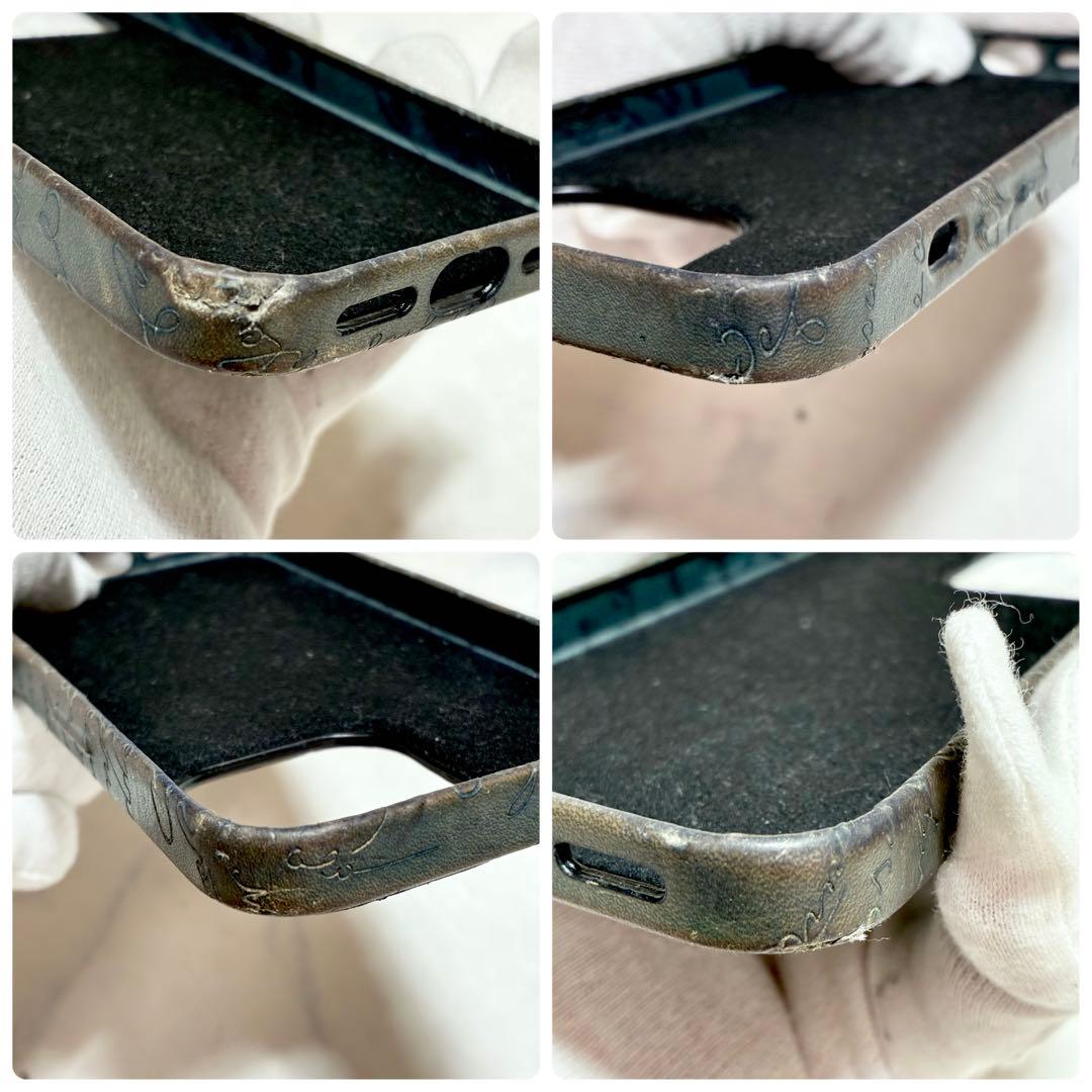 希少✨BERLUTI iPhone14pro アイフォン スマホケース ブルー系