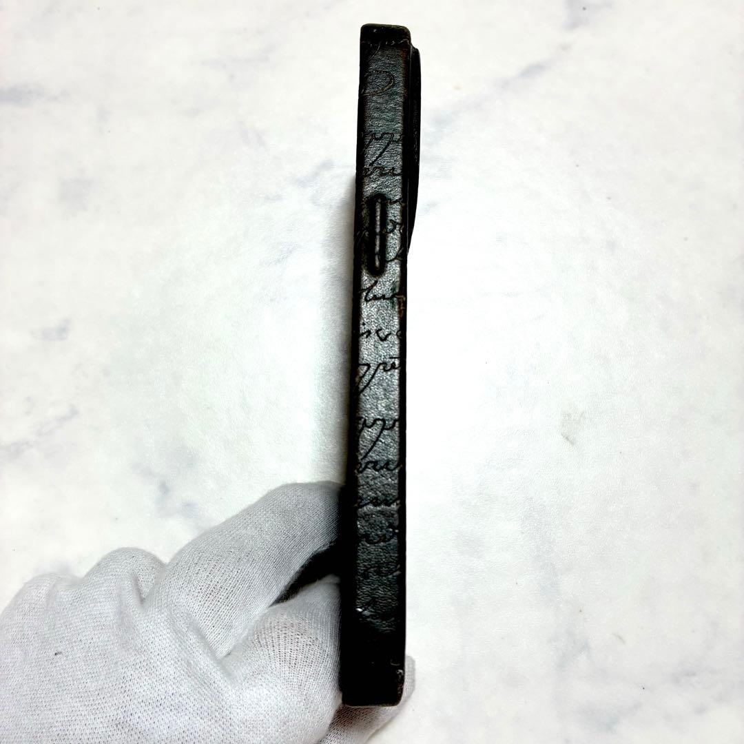 希少✨BERLUTI iPhone14pro アイフォン スマホケース ブルー系