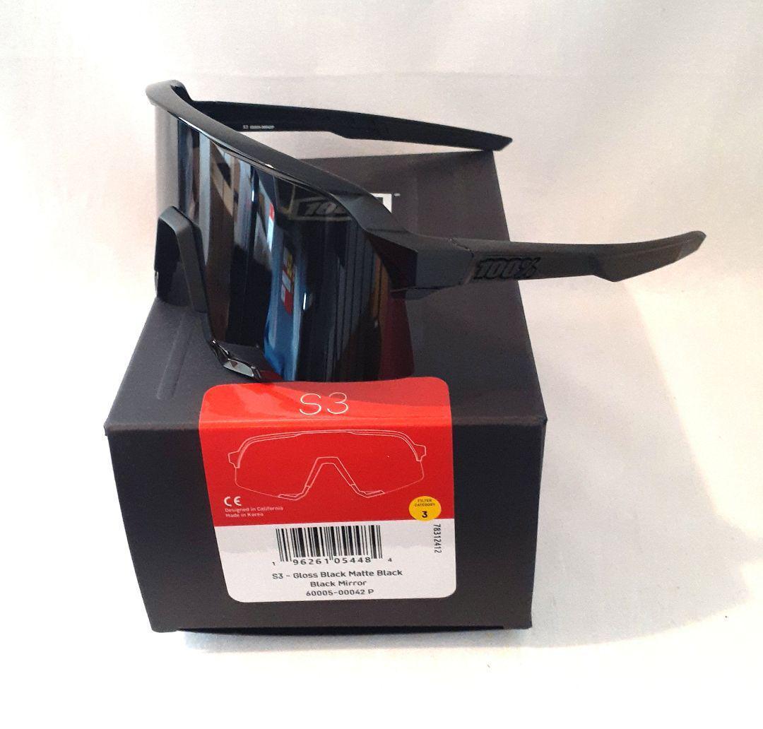 まぁくん 新モデル 100% S3 マットグロスブラック ワンハンドレッド