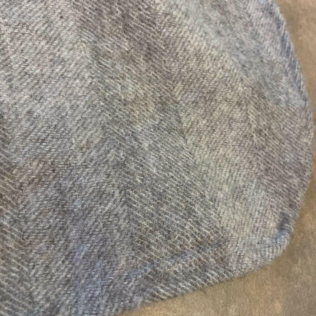 argue★SHETLAND WOOL LINEN VINTAGE PONCHO