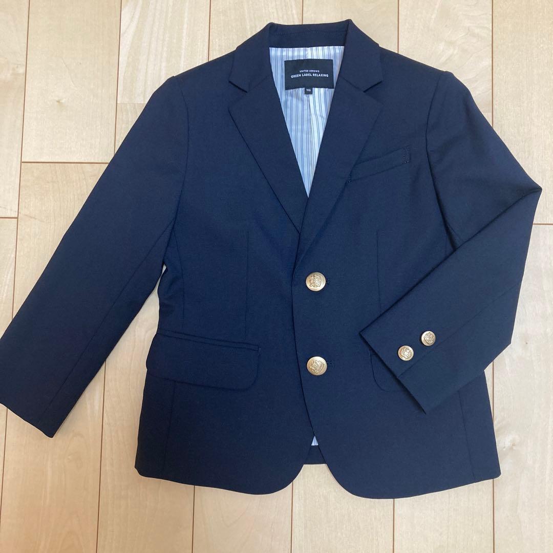 グリーンレーベルリラクシング　男の子　スーツ　卒園式　入学式　ネイビー