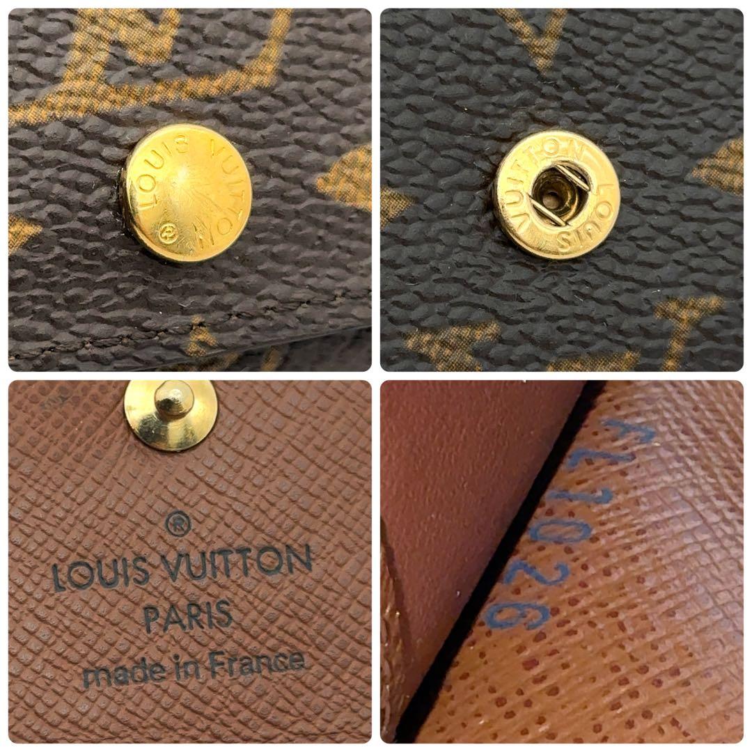 【新品級】ルイヴィトン モノグラム キーケース ミュルティクレ4　4連　茶色