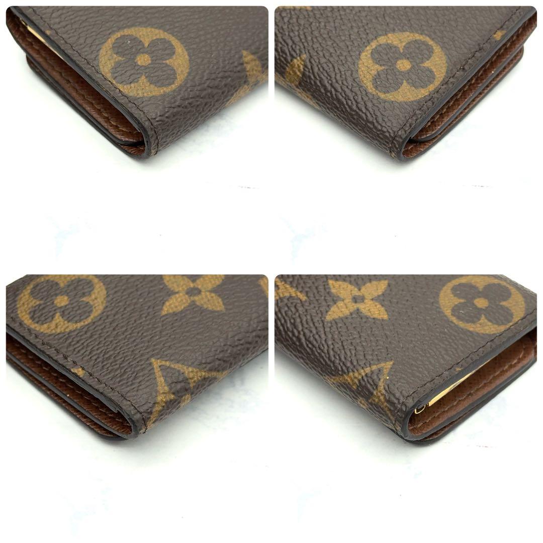 【新品級】ルイヴィトン モノグラム キーケース ミュルティクレ4　4連　茶色