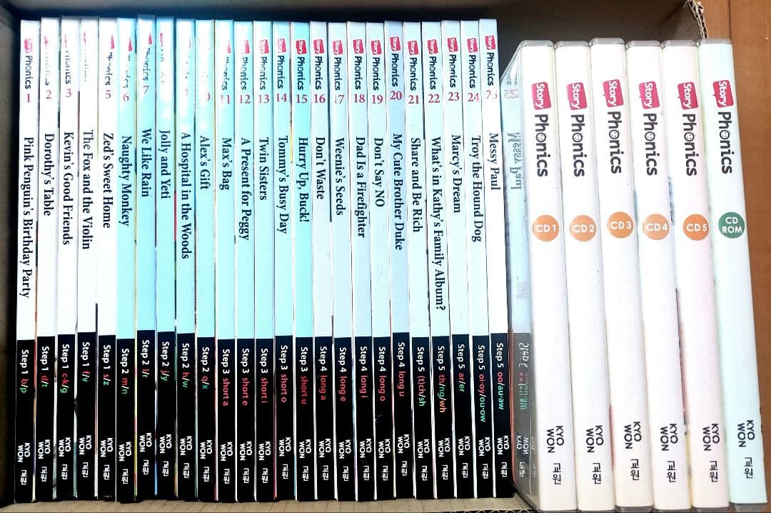 英語絵本　英語の絵本　25冊　CD6枚　ストーリー 　フォニックス