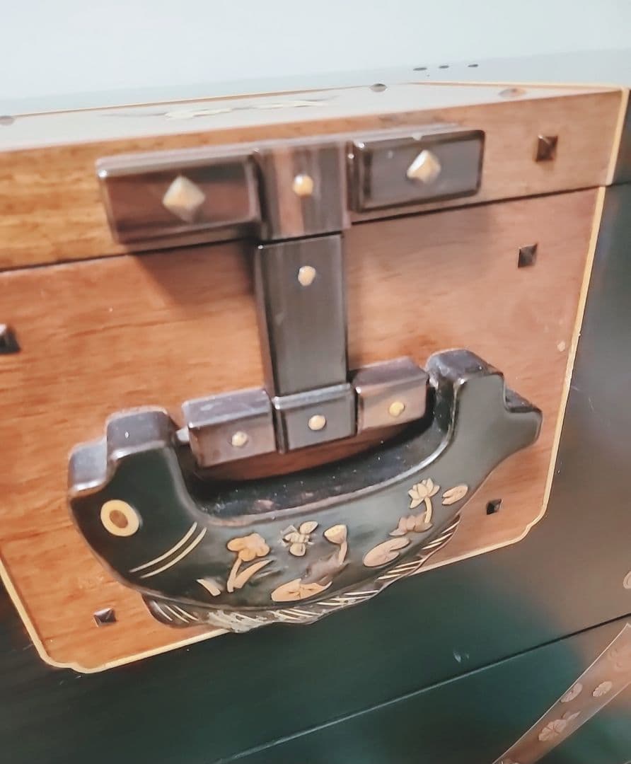 最終値下げ！寄木 木象嵌 緻密埋木 唐木家具 サイドボード 箪笥 チェスト