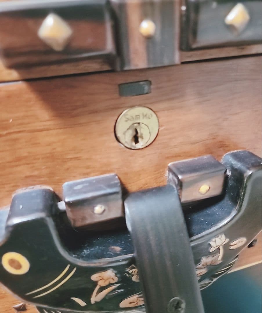 最終値下げ！寄木 木象嵌 緻密埋木 唐木家具 サイドボード 箪笥 チェスト