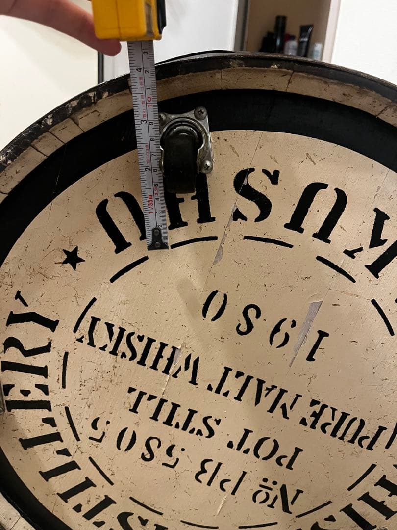 白州ウィスキー樽本体　キャスター付き