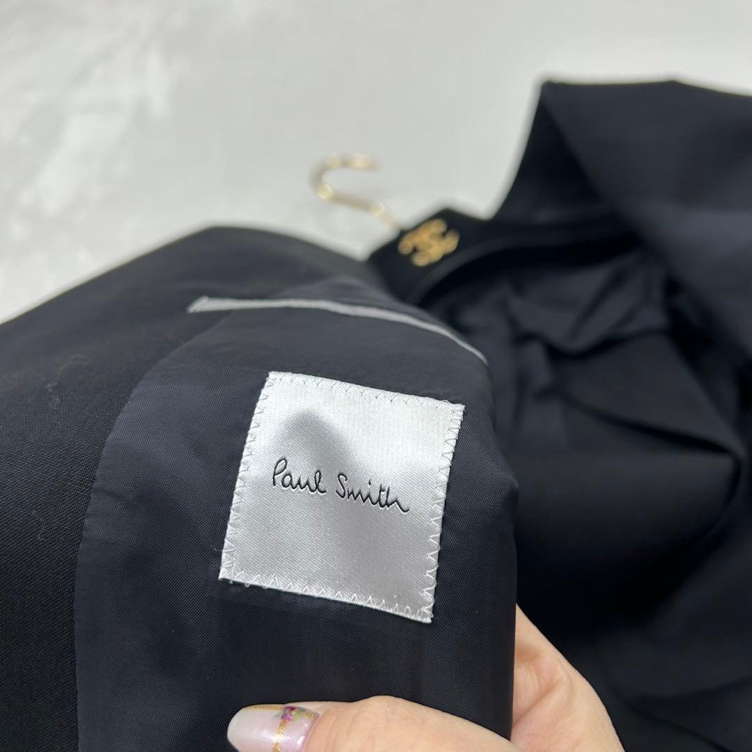 F62 美品 L ポールスミス フォーマル シングル スーツ 上下 メンズ