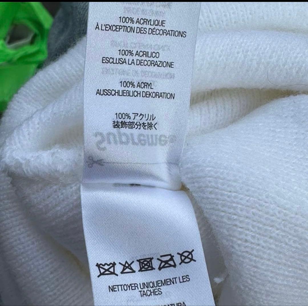 SUPREME ニット帽 ホワイト 1994年製