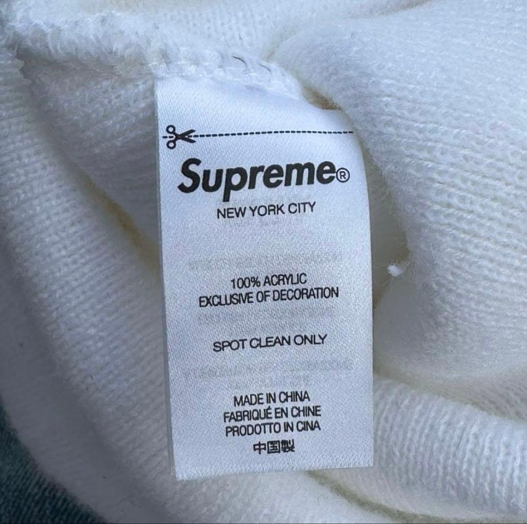 SUPREME ニット帽 ホワイト 1994年製