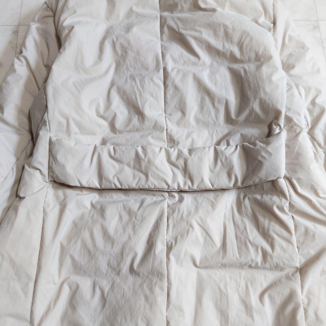 極美品♪サイズ44・3L 23区 ウエストマーク ダウンコート ライトベージュ系