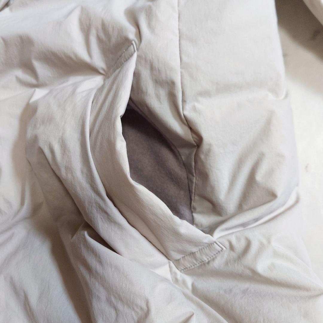 極美品♪サイズ44・3L 23区 ウエストマーク ダウンコート ライトベージュ系