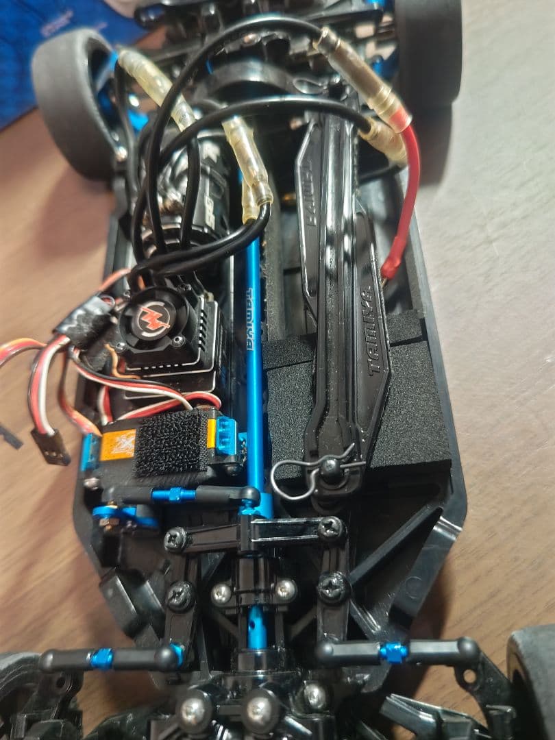 TAMIYA ラジコン TT-02R シャーシ メカ一式 ボディ付き