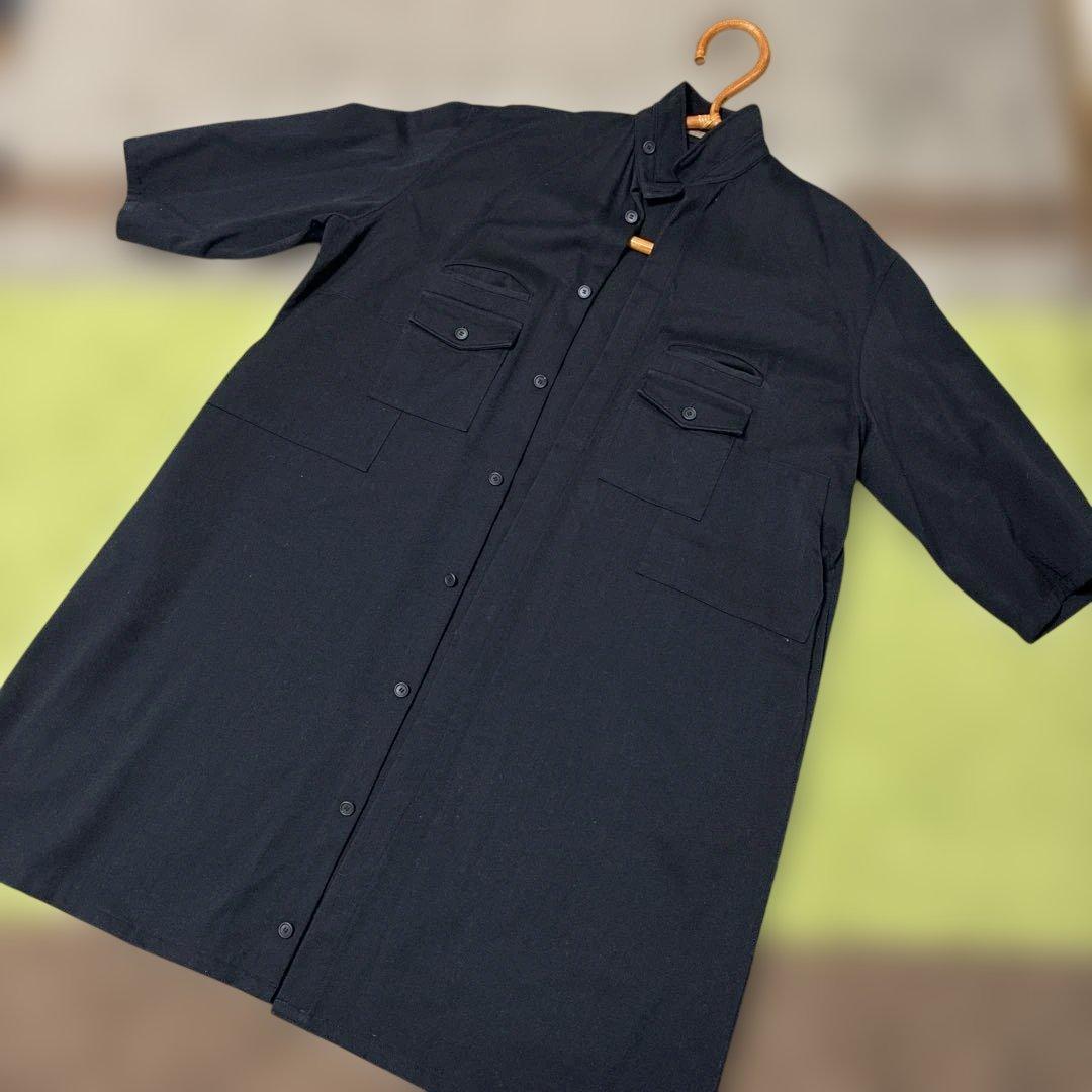 y'sヴィンテージ　ウールロングコート