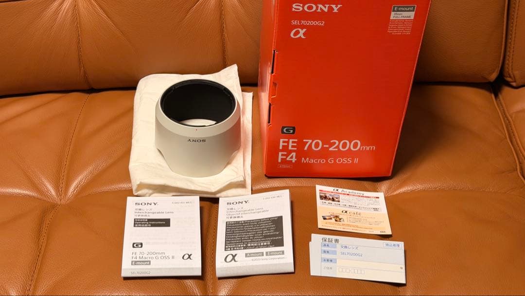 美品　SONY FE 70-200mm F4 Macro G OSS II