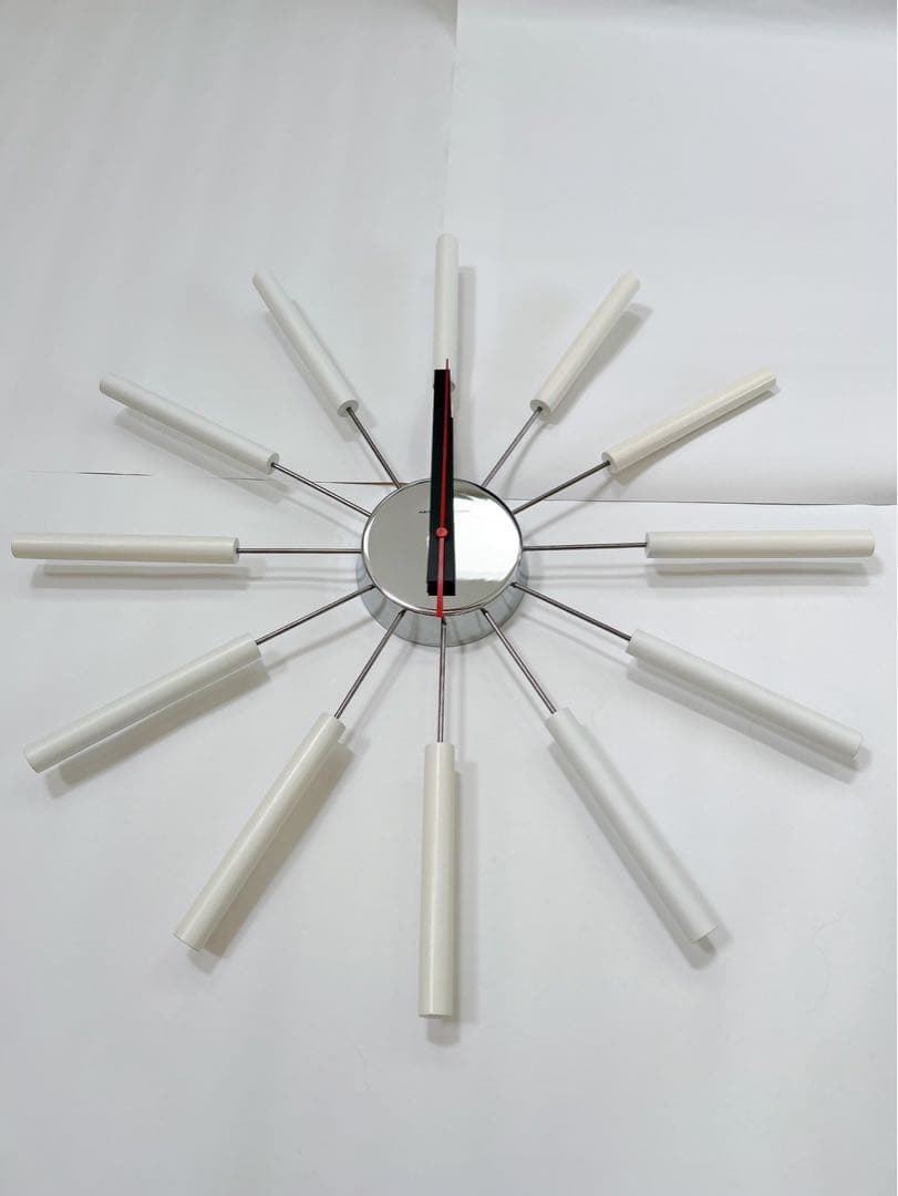ももARTWORK STUDIO 放射状デザイン掛時計